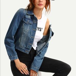 Stone Wash Blue Denim Jacket